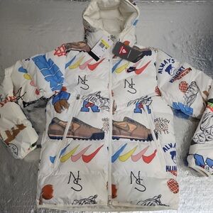 Nike Bold School Windrunner Storm-FIT Puffer Jacket White Men’s Small FZ2288-133